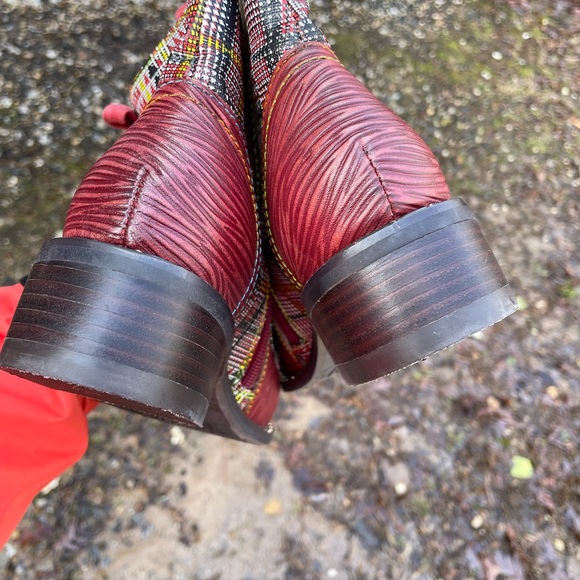 Spring Step L’artiste Mazoya red booties size 37 - Picture 12 of 15